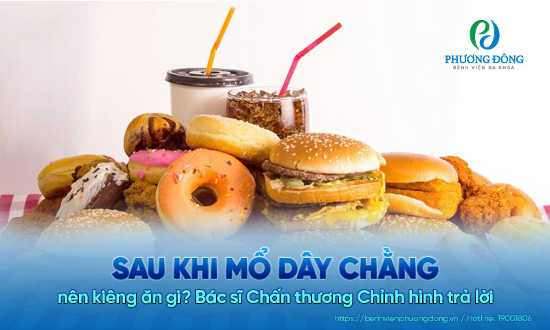 Nhà Cái Xổ Số Hay88.Com Uy Tín 2026 Chấn thương Chỉnh hình trả lời: Sau khi mổ dây chằng nên kiêng ăn gì?