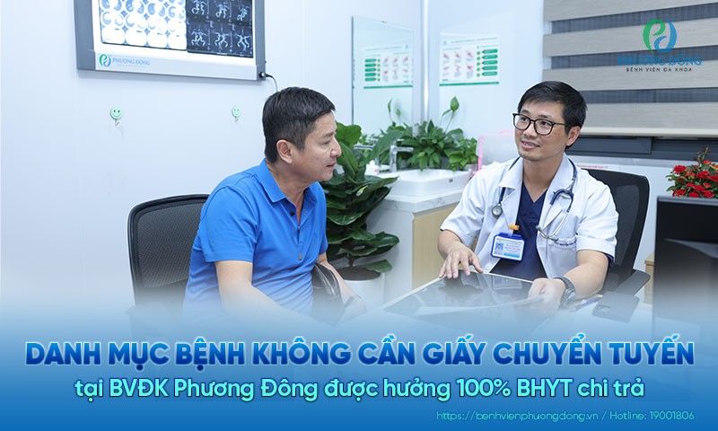 Danh mục bệnh không cần giấy chuyển tuyến tại Link Đăng Ký Hay88 Helm Mới Nhất được hưởng 100% BHYT chi trả