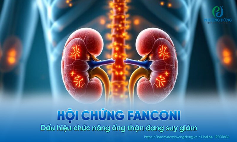 Hội chứng Fanconi: Dấu hiệu chức năng ống thận đang suy giảm