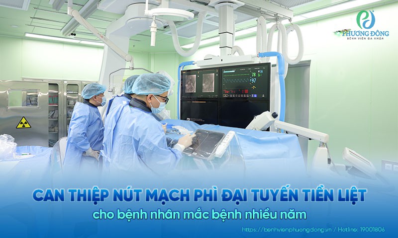 Can thiệp nút mạch chứng phì đại tuyến tiền liệt cho Hay88.wine bắn cá, đá gà, game bài lớn tuổi