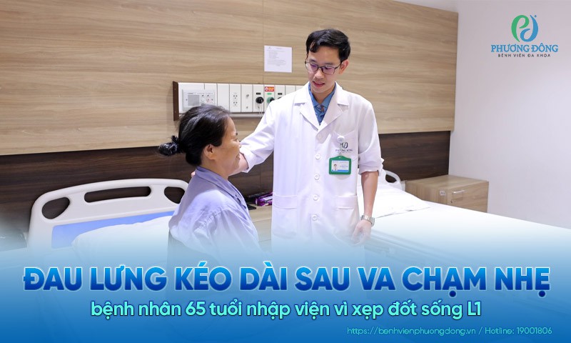 Đau lưng kéo dài sau va chạm nhẹ, Hay88.wine bắn cá, đá gà, game bài 65 tuổi nhập viện vì xẹp đốt sống L1